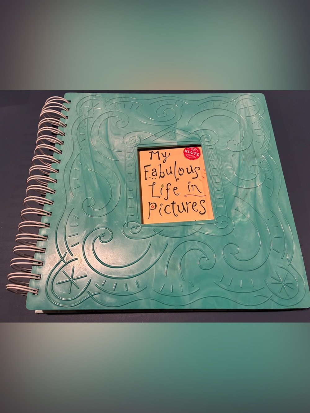 My Fabulous Life in Pictures Spiral Photo Album - Teal